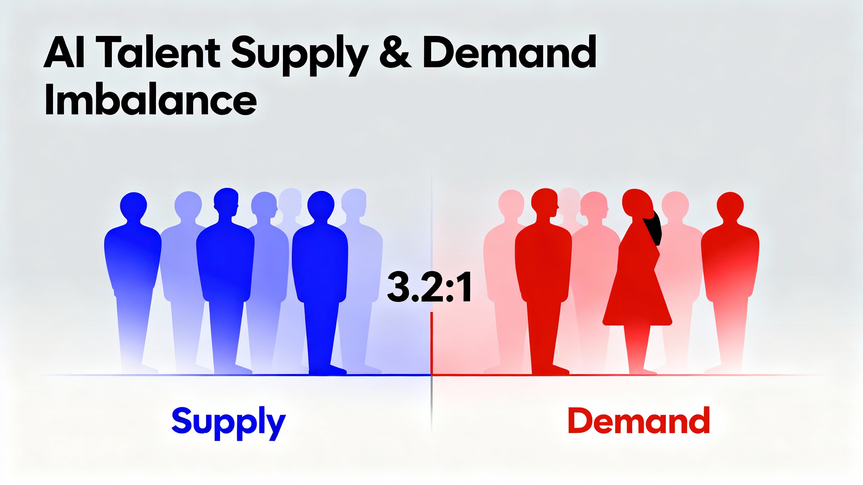 AI talent shortage and competitive hiring landscape