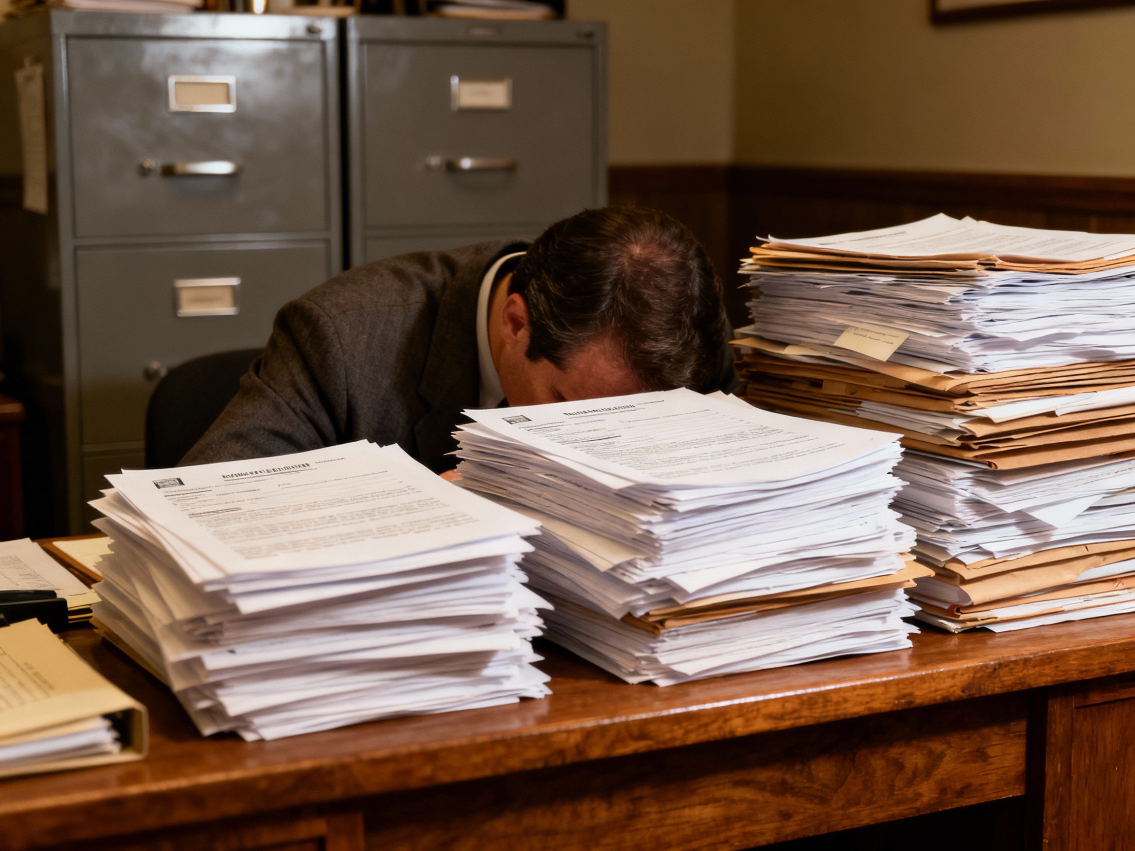 Traditional recruiter overwhelmed by manual processes and paper files